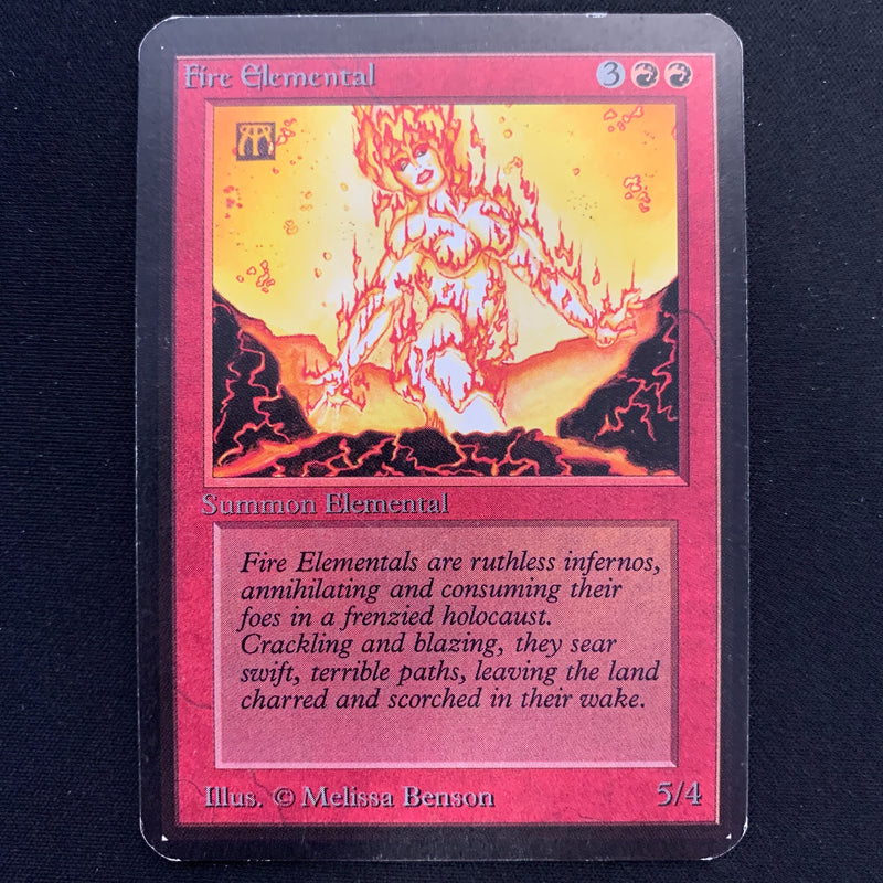 Magic the Gathering Fire Elemental - Alpha 