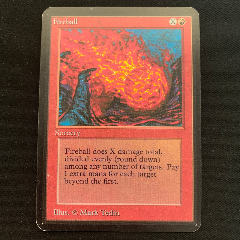 Magic the Gathering Fireball - Alpha 