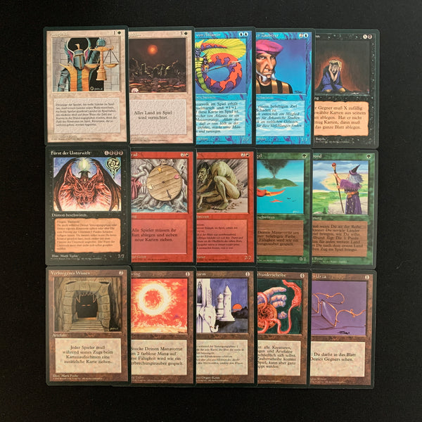 Magic the Gathering Full Set - Foreign Black Bordered - EX-NM, NO DUALS 