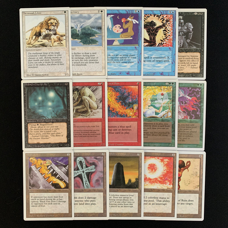 Full Set Revised NM, NO DUALS Magic: The Gathering