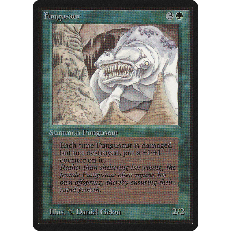 Magic the Gathering Fungusaur - Beta NM