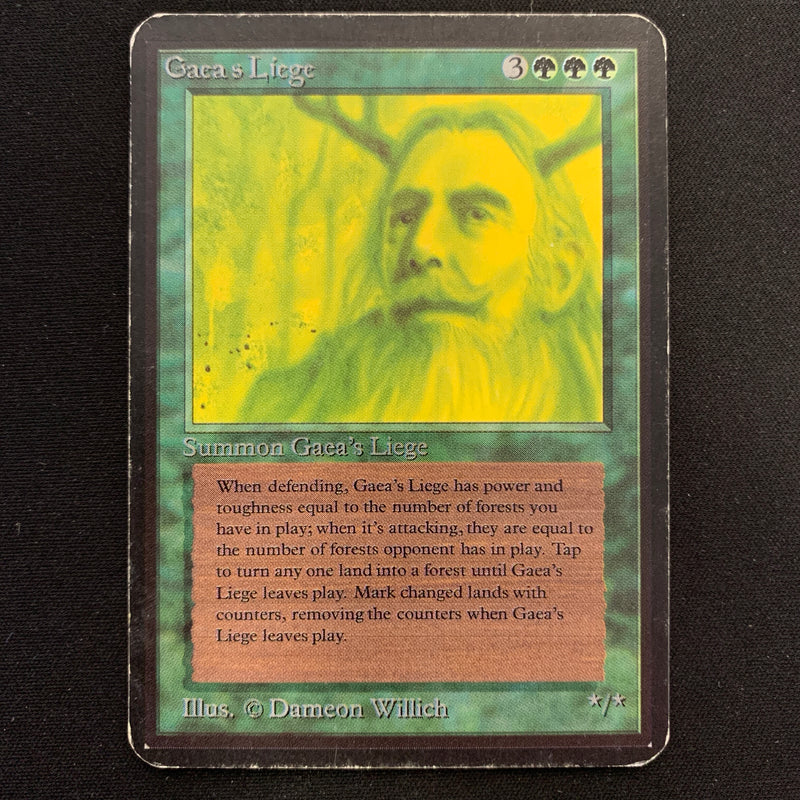 Magic the Gathering Gaea's Liege - Alpha 