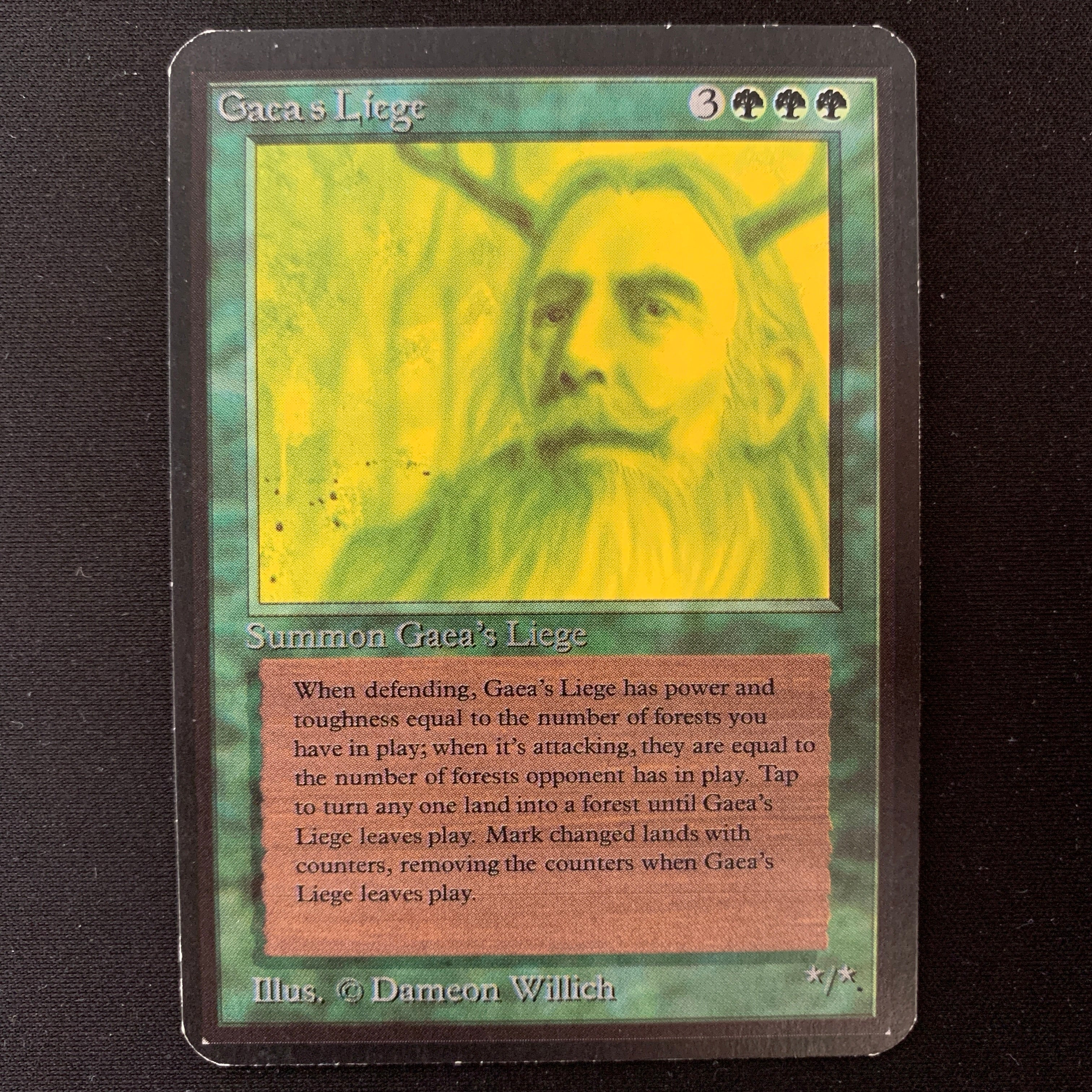 MTG Singles - Gaea's Liege - Alpha - 