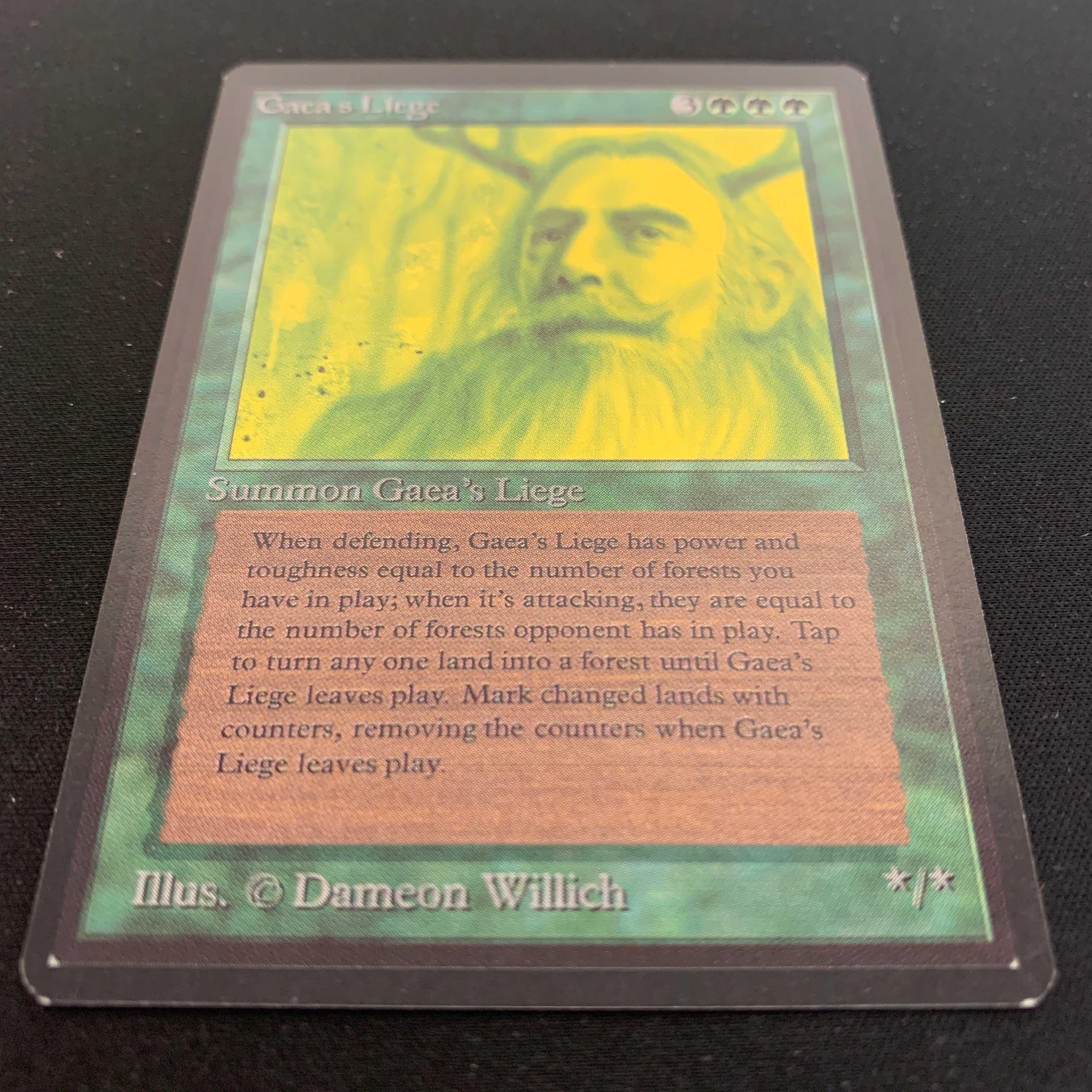 MTG Singles - Gaea's Liege - Beta - 