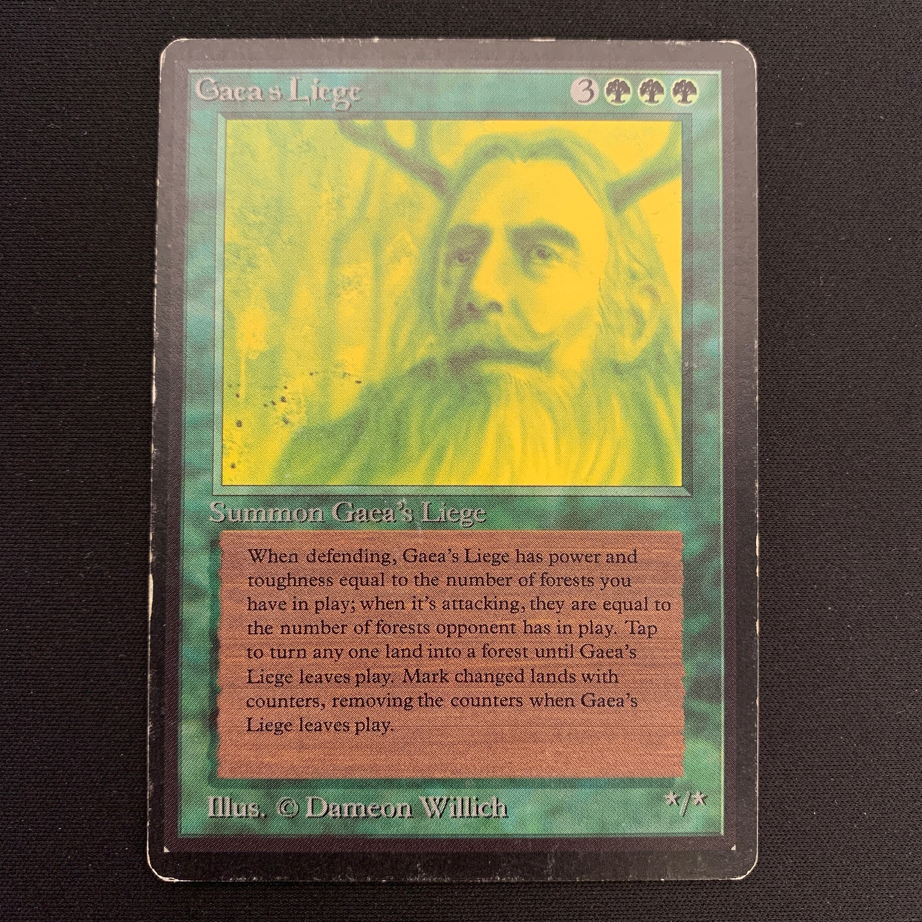 MTG Singles - Gaea's Liege - Beta - 
