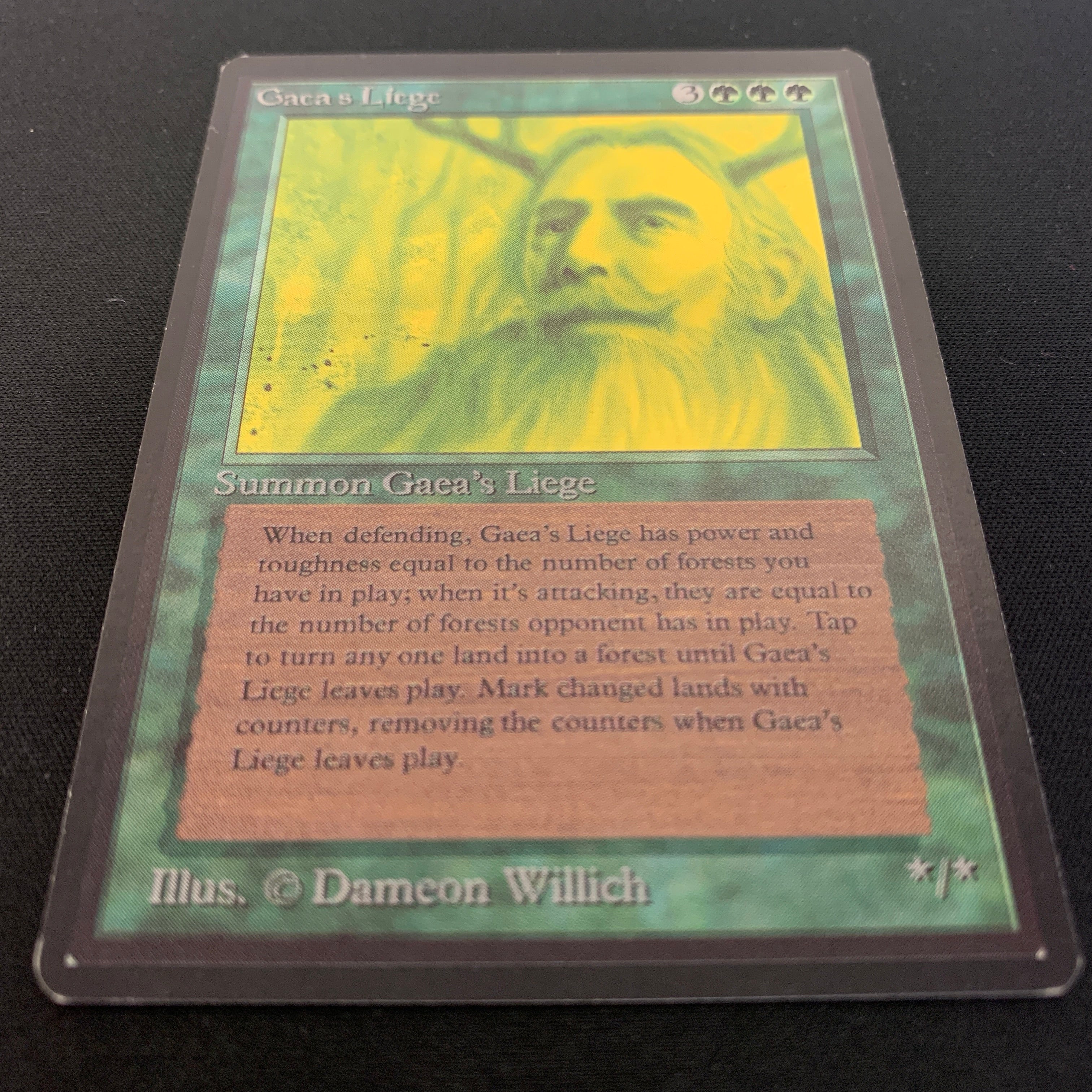 MTG Singles - Gaea's Liege - Beta - 