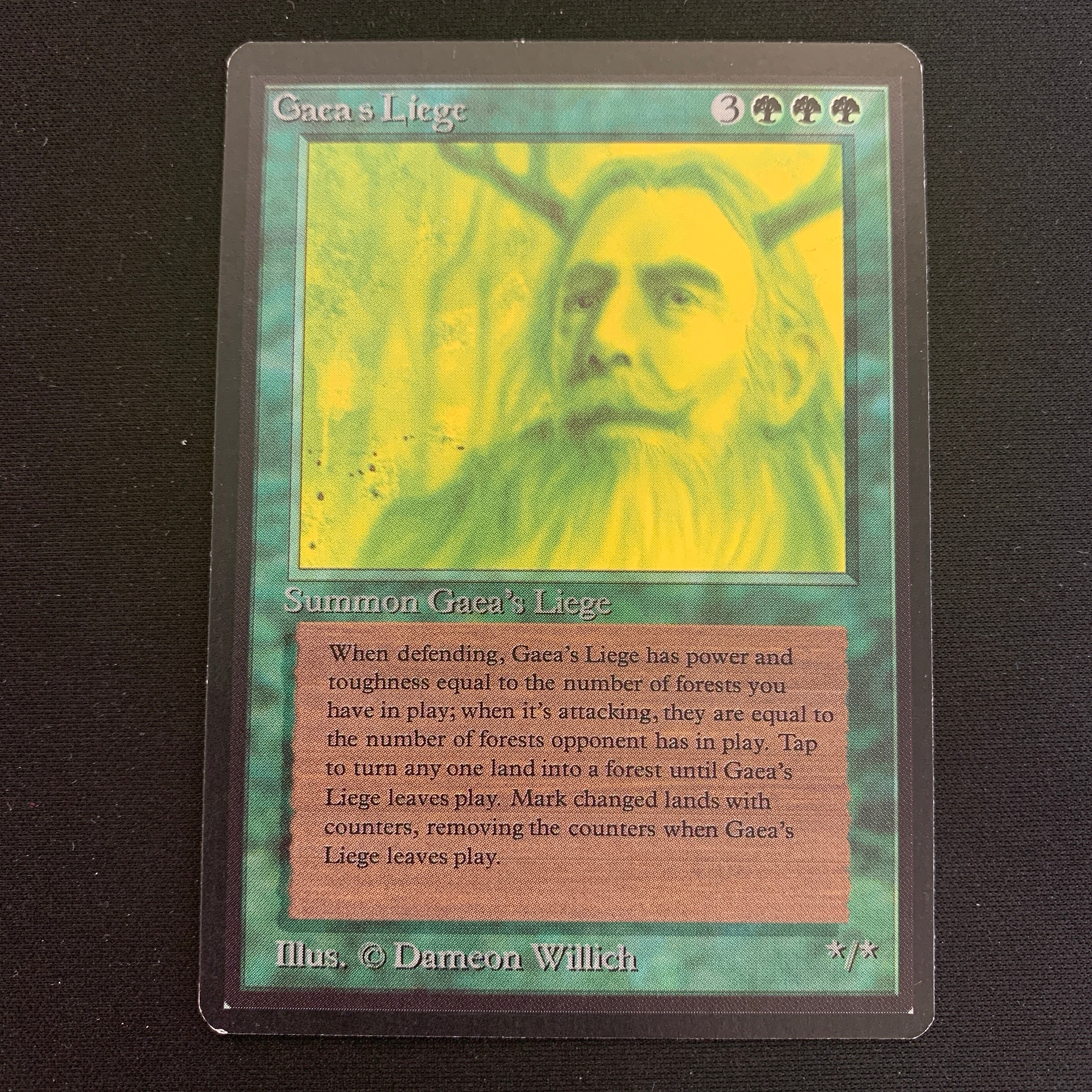 MTG Singles - Gaea's Liege - Beta - 