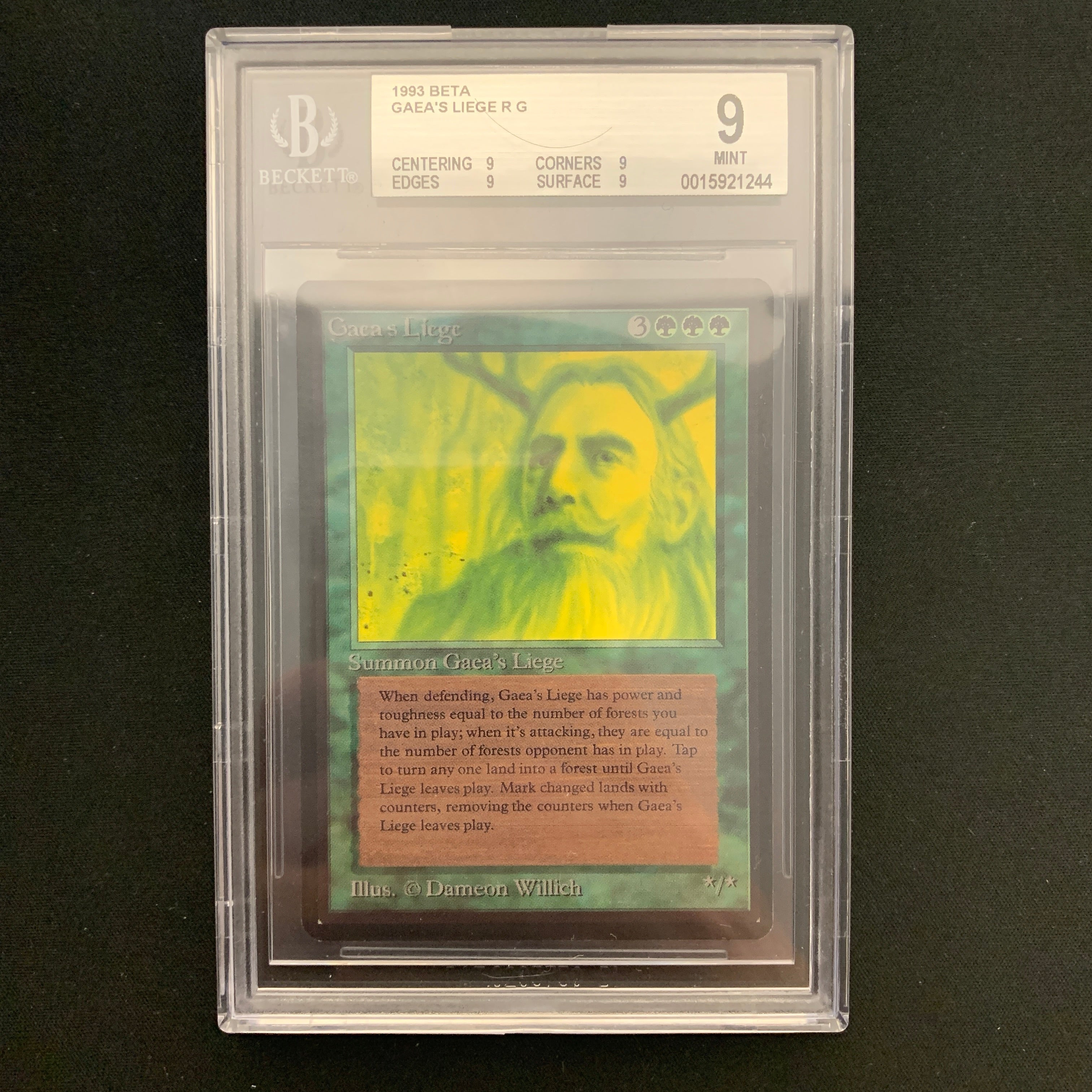 MTG Singles - Gaea's Liege - Beta - 