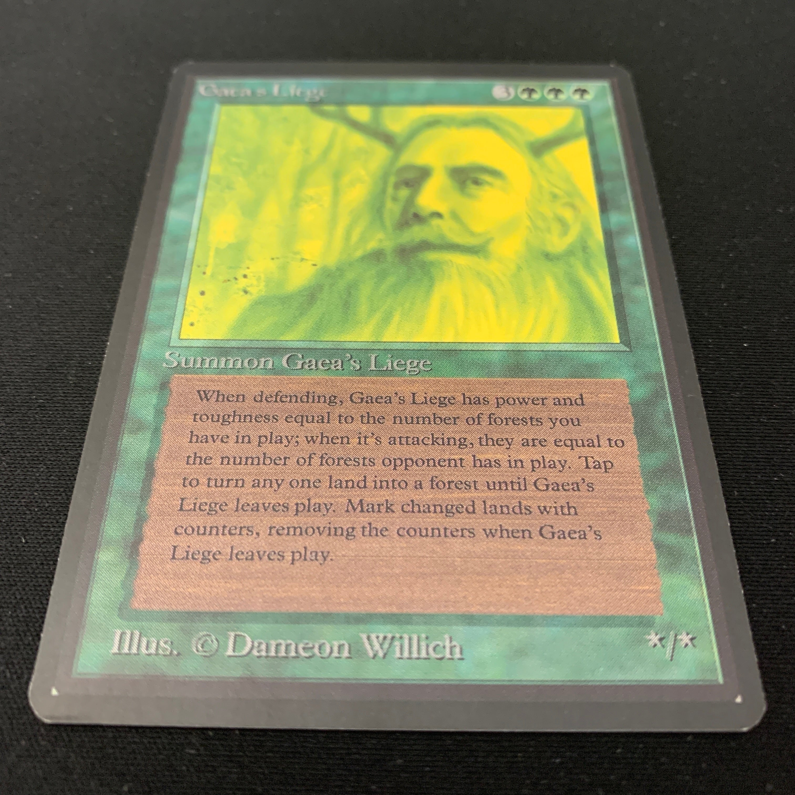 MTG Singles - Gaea's Liege - Beta - 