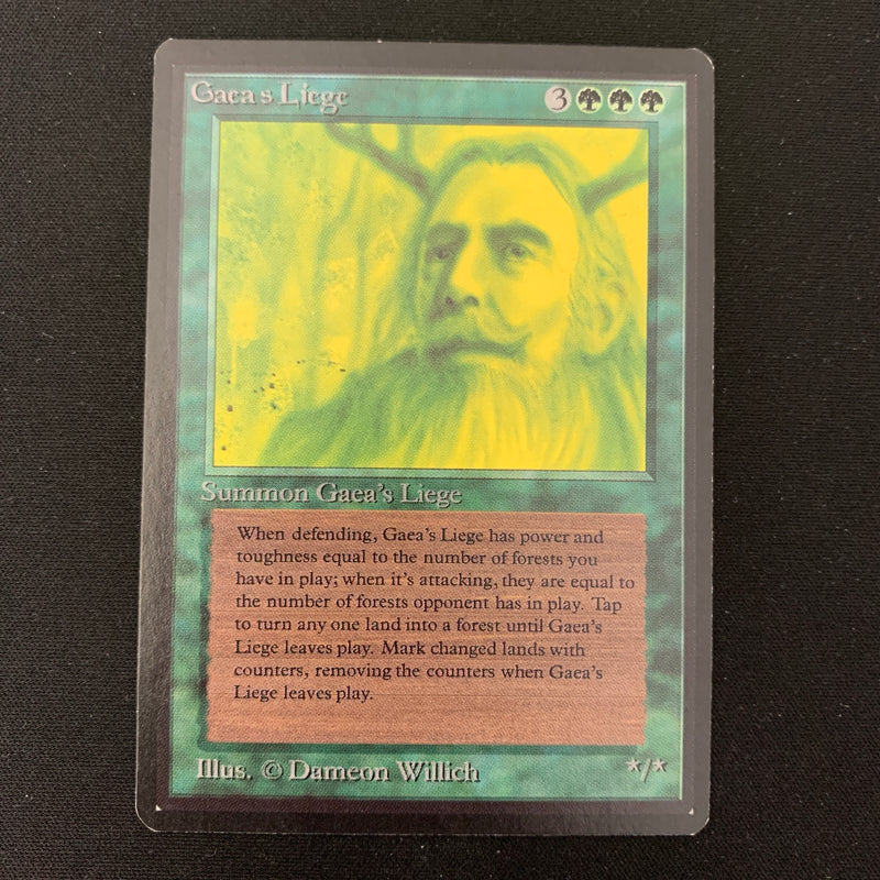 Magic the Gathering Gaea's Liege - Beta NM - 24011