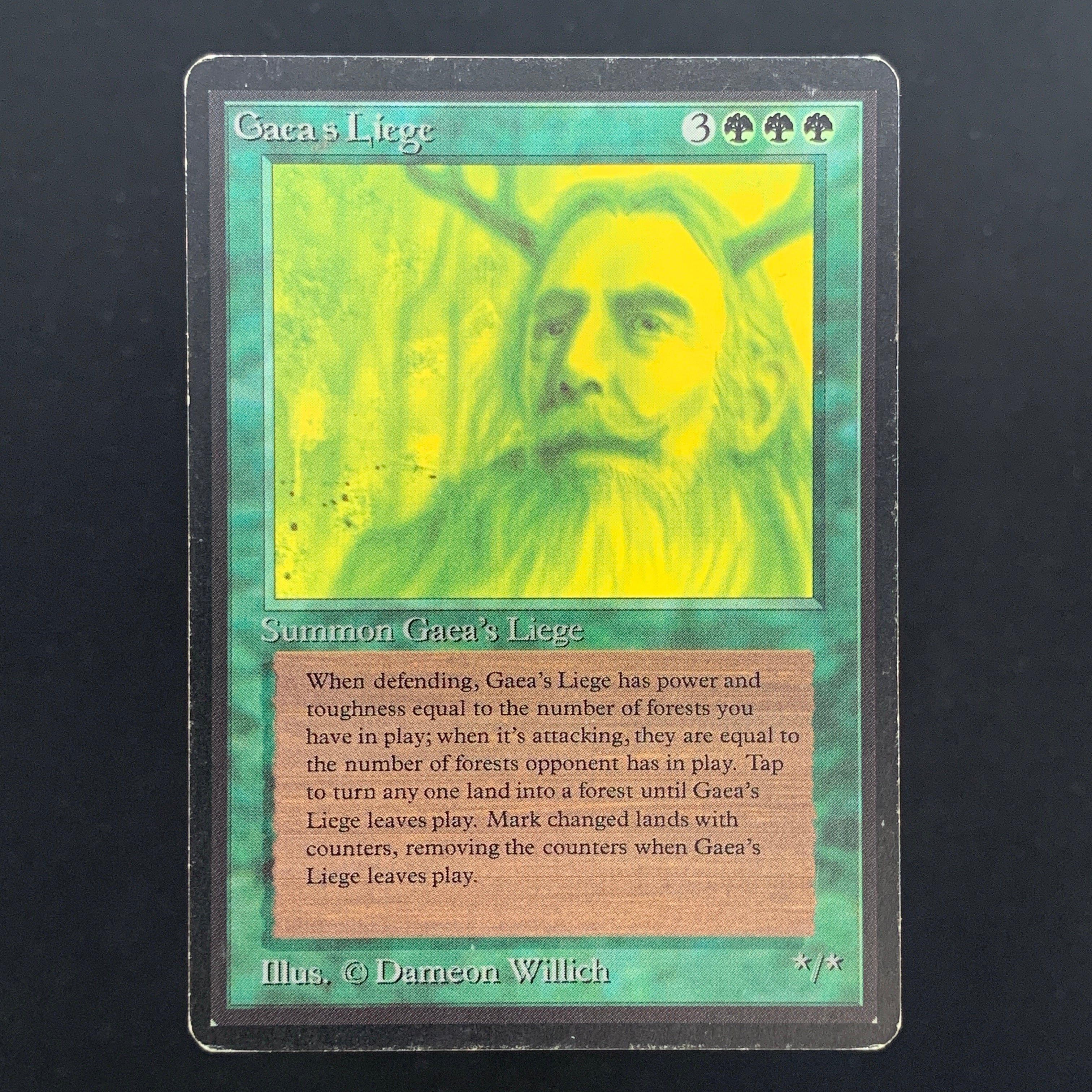 MTG Singles - Gaea's Liege - Beta - 