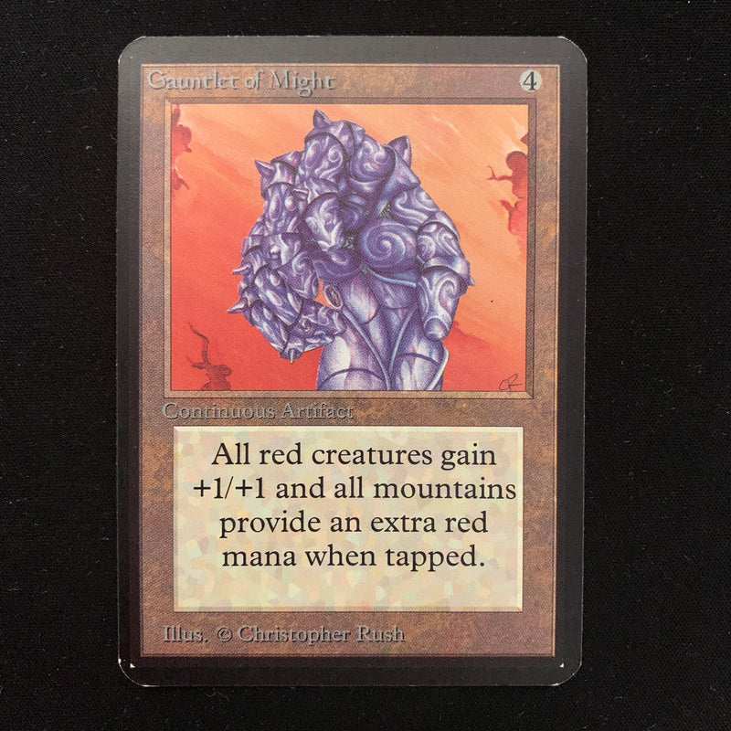 Magic the Gathering Gauntlet of Might - Alpha GD - 24711