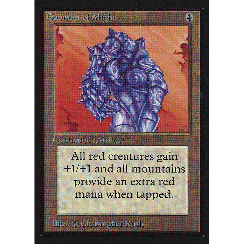 Magic the Gathering Gauntlet of Might - International Edition NM