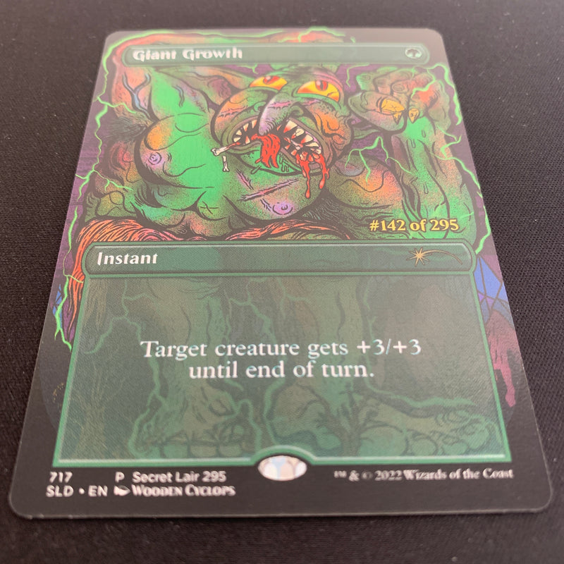 Magic the Gathering Giant Growth (Serialized) - MagicCon Products - NM, 142/295 