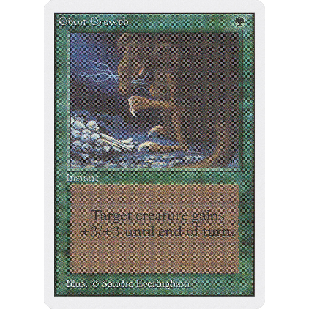 MTG Singles - Giant Growth - Unlimited - NM
