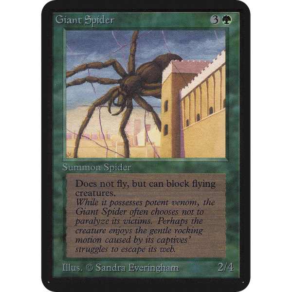 Magic the Gathering Giant Spider - Alpha NM
