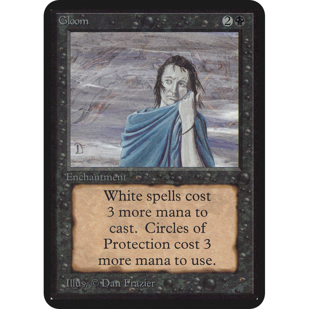 Magic the Gathering Gloom - Alpha NM