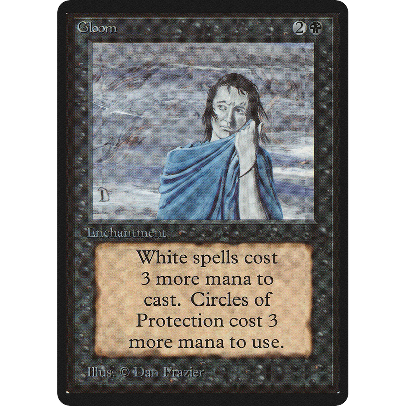 Magic the Gathering Gloom - Beta NM