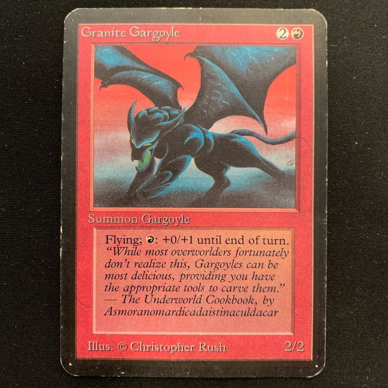 Magic the Gathering Granite Gargoyle - Alpha 