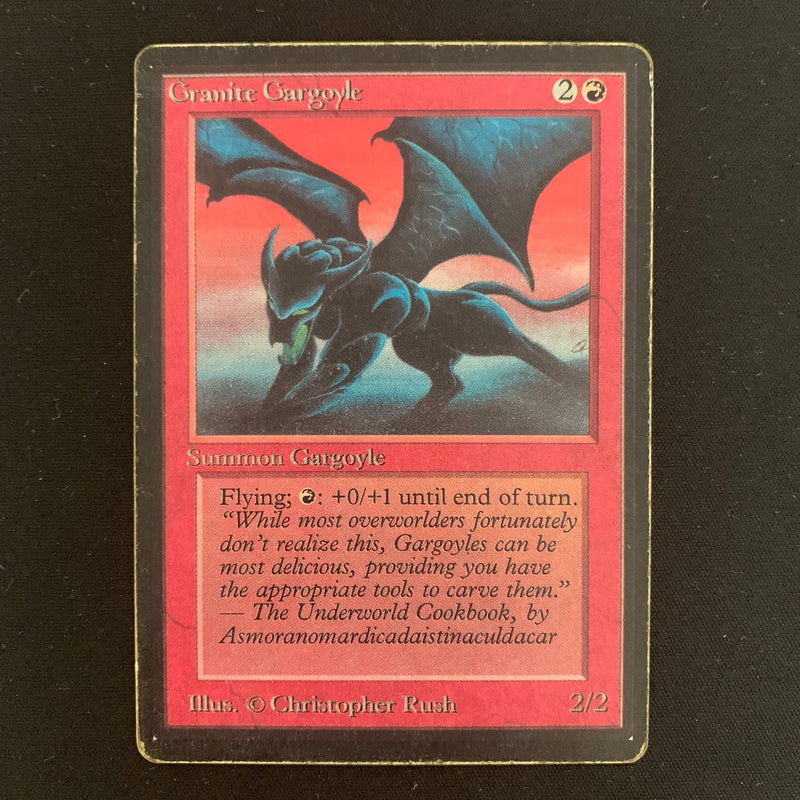 Magic the Gathering Granite Gargoyle - Beta 