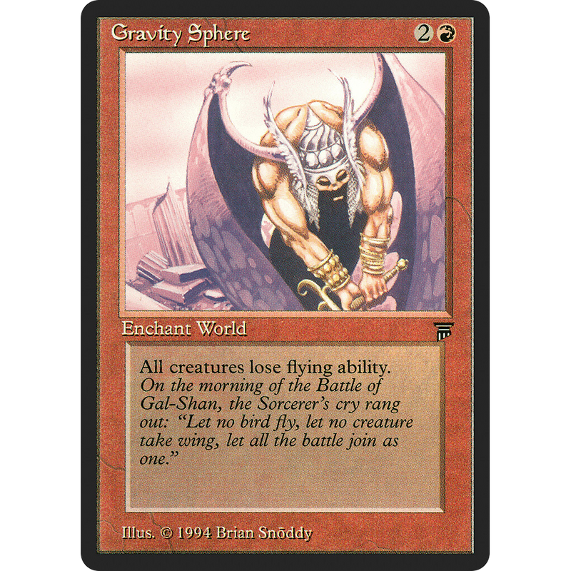 Magic the Gathering Gravity Sphere - Legends NM