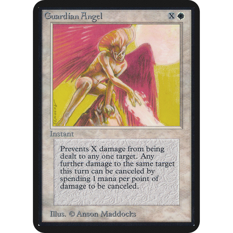 Magic the Gathering Guardian Angel - Alpha NM