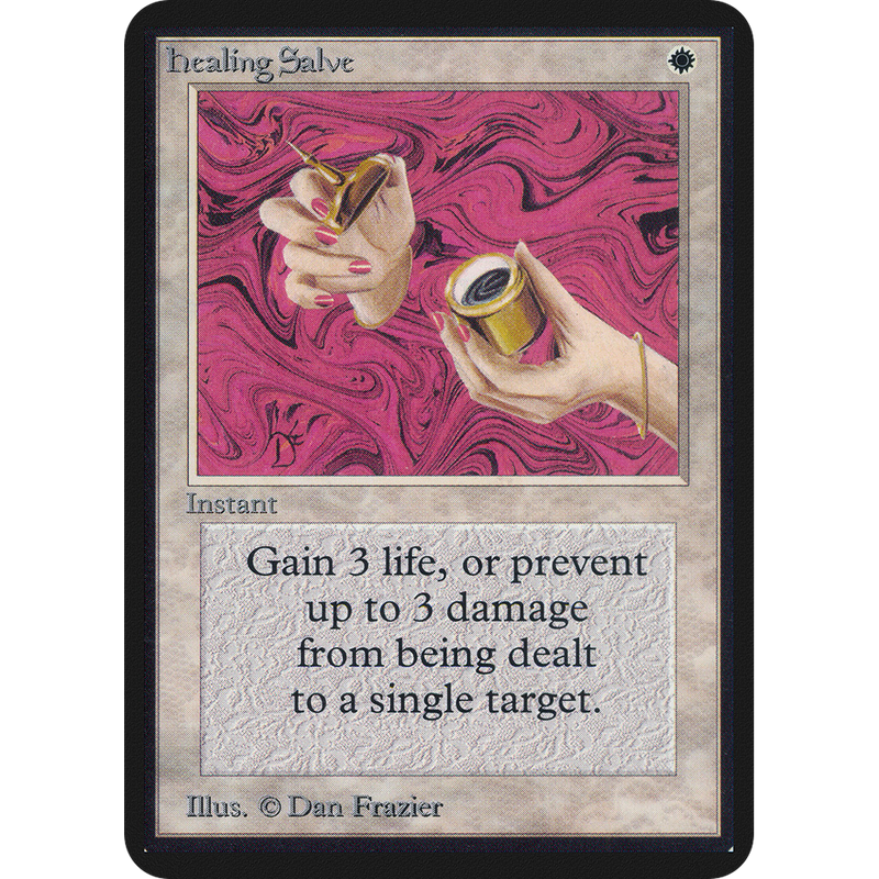 Magic the Gathering Healing Salve - Alpha NM