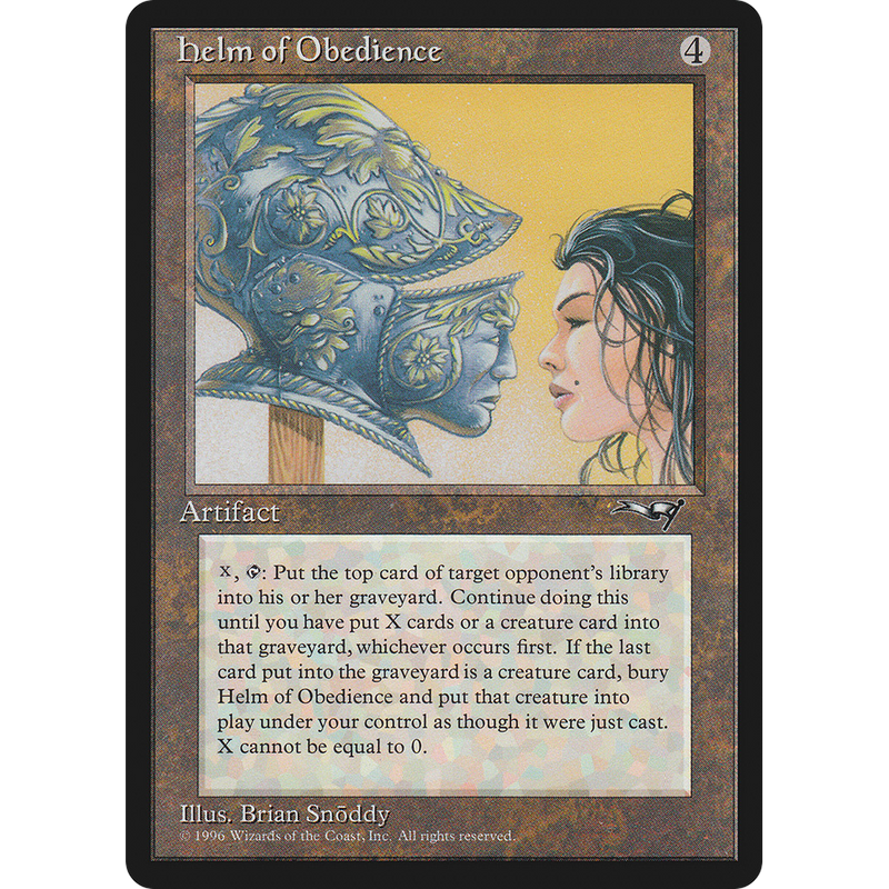 Magic the Gathering Helm of Obedience - Alliances NM