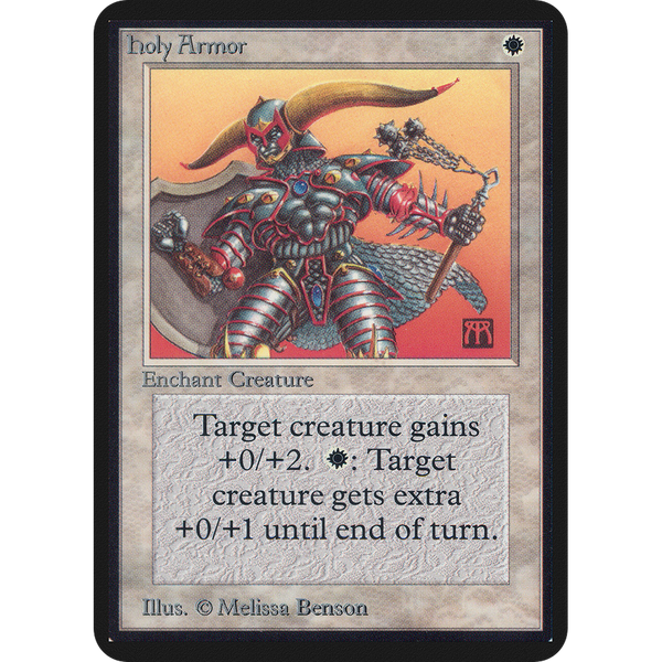 Magic the Gathering Holy Armor - Alpha NM