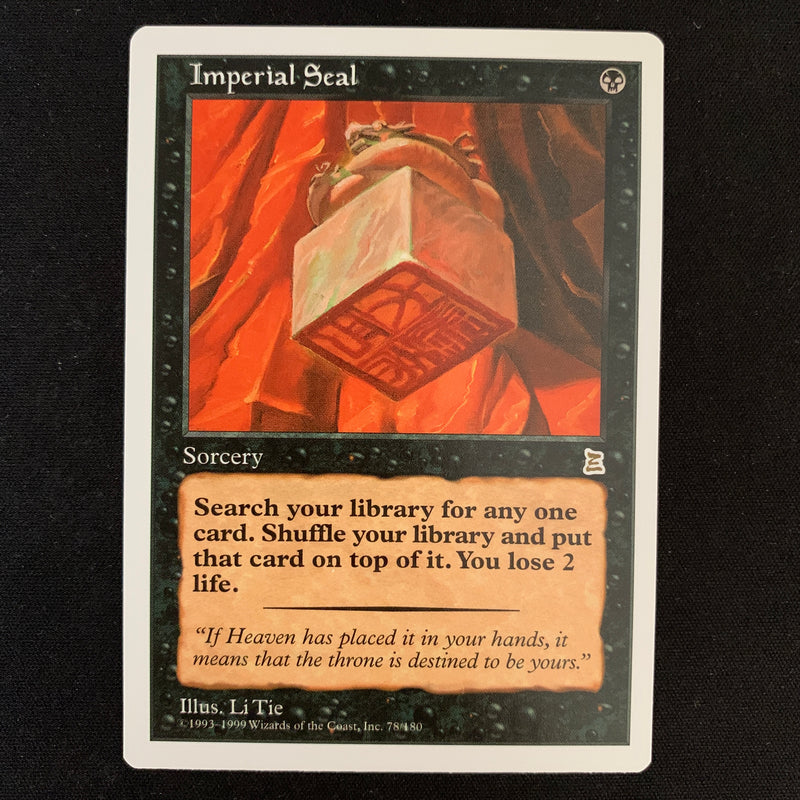 Magic the Gathering Imperial Seal - Portal Three Kingdoms 