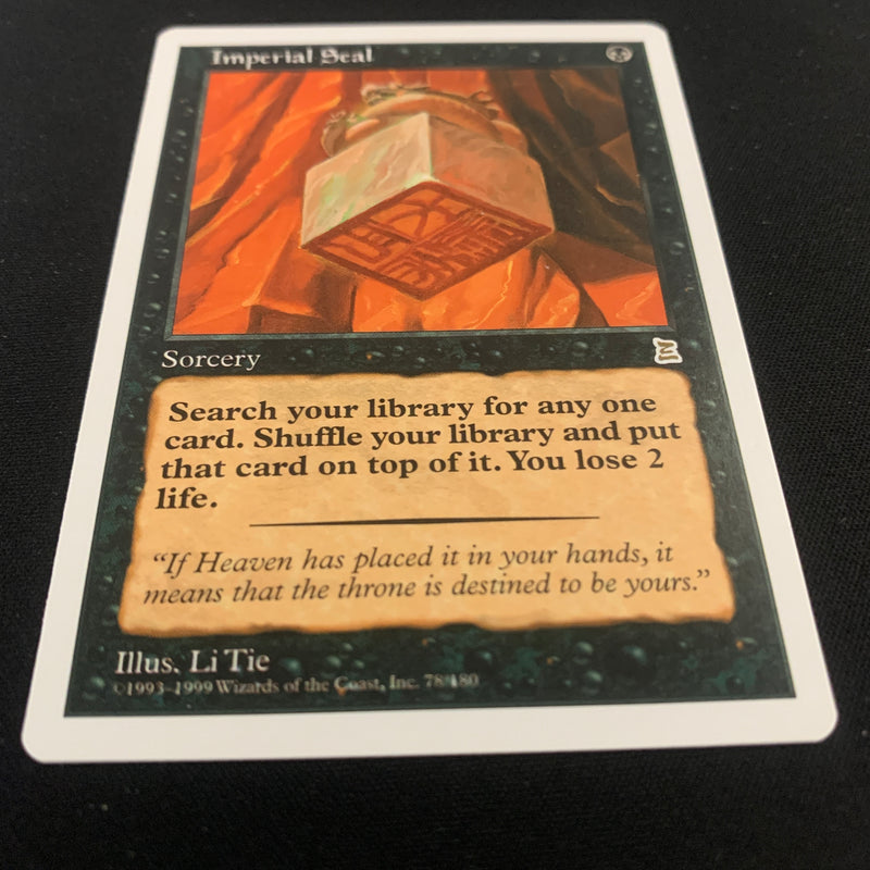 Magic the Gathering Imperial Seal - Portal Three Kingdoms 