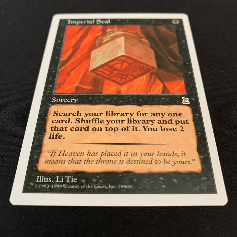 Magic the Gathering Imperial Seal - Portal Three Kingdoms 