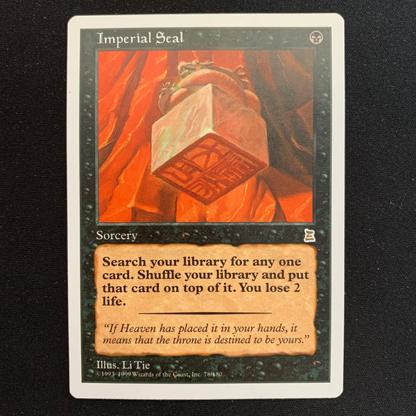 Magic the Gathering Imperial Seal - Portal Three Kingdoms 