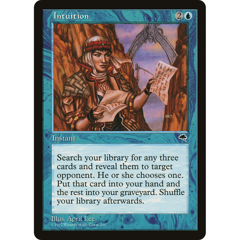 Magic the Gathering Intuition - Tempest NM