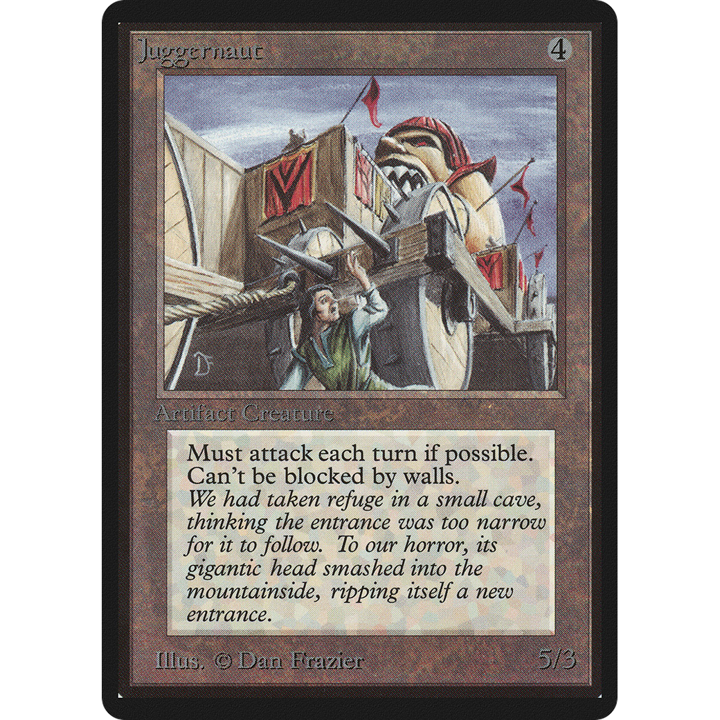 MTG Singles - Juggernaut - Beta - NM