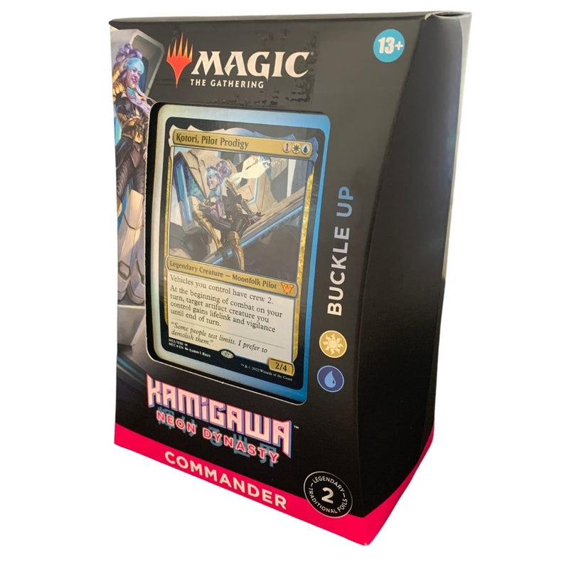 Magic the Gathering Kamigawa Neon Dynasty Commander Deck Buckle Up English