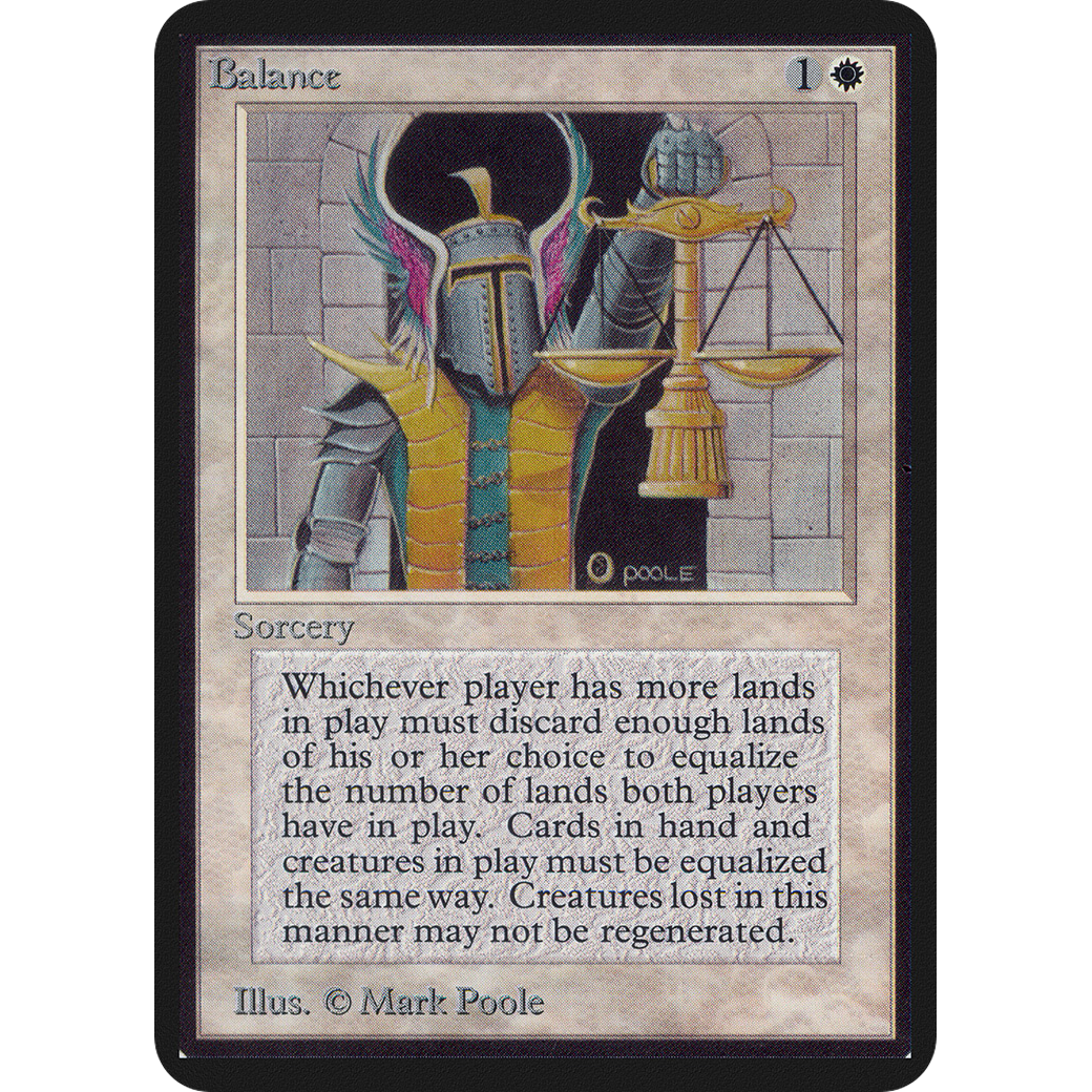 MTG Singles - Balance - Alpha - 
