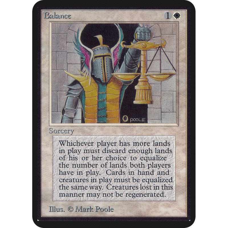 MTG Singles - Balance - Alpha - 