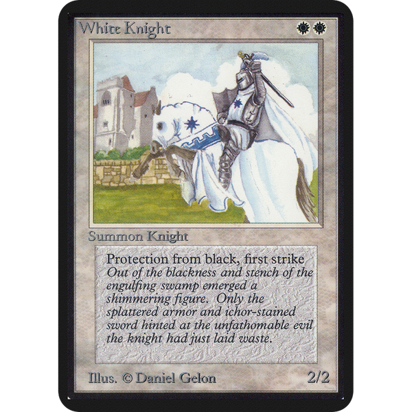 MTG Singles - White Knight - Alpha - 