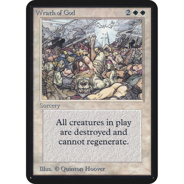 MTG Singles - Wrath of God - Alpha - 