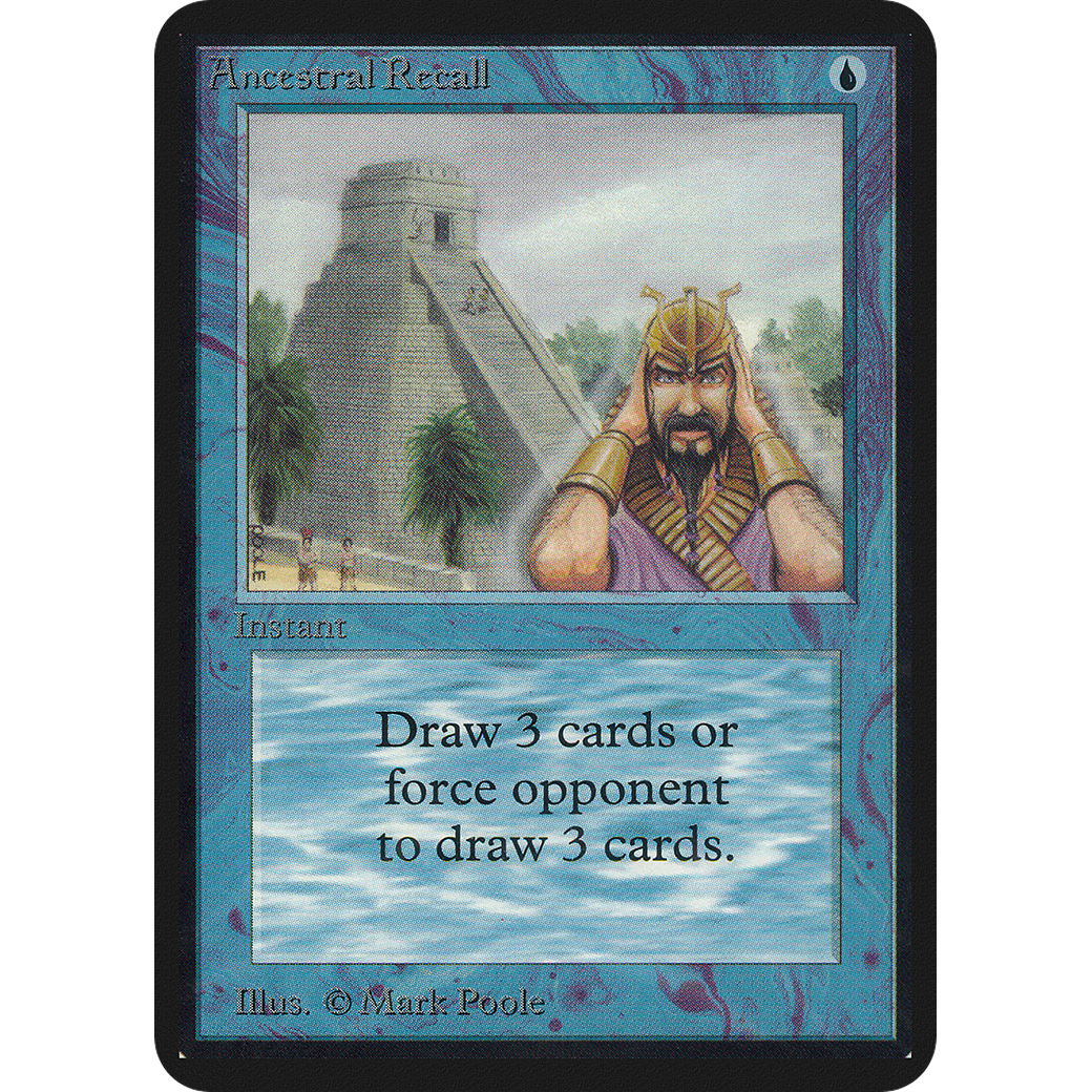 MTG Singles - Ancestral Recall - Alpha - 