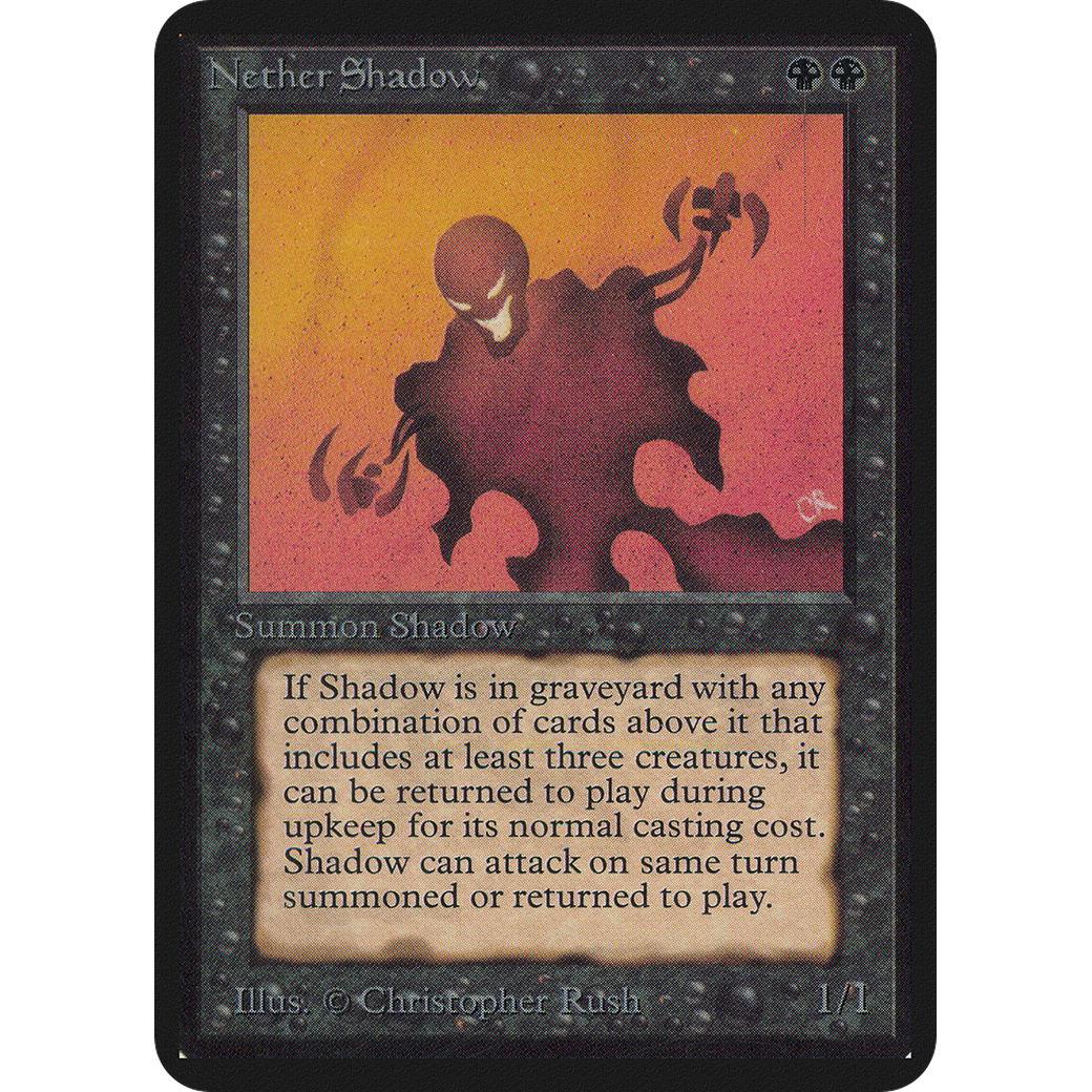 MTG Singles - Nether Shadow - Alpha - 