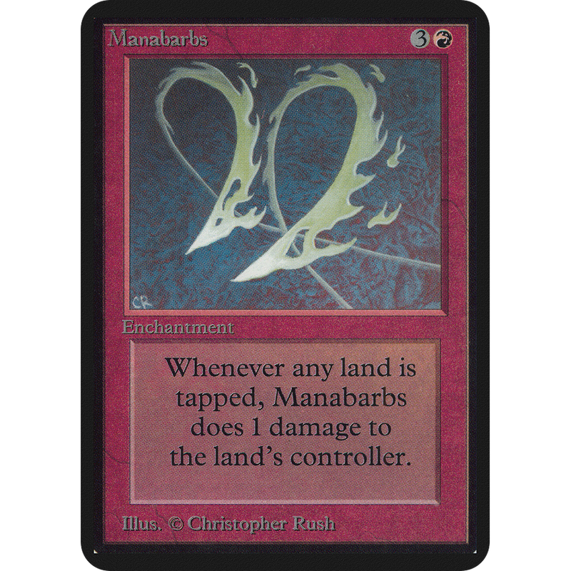 MTG Singles - Manabarbs - Alpha - 