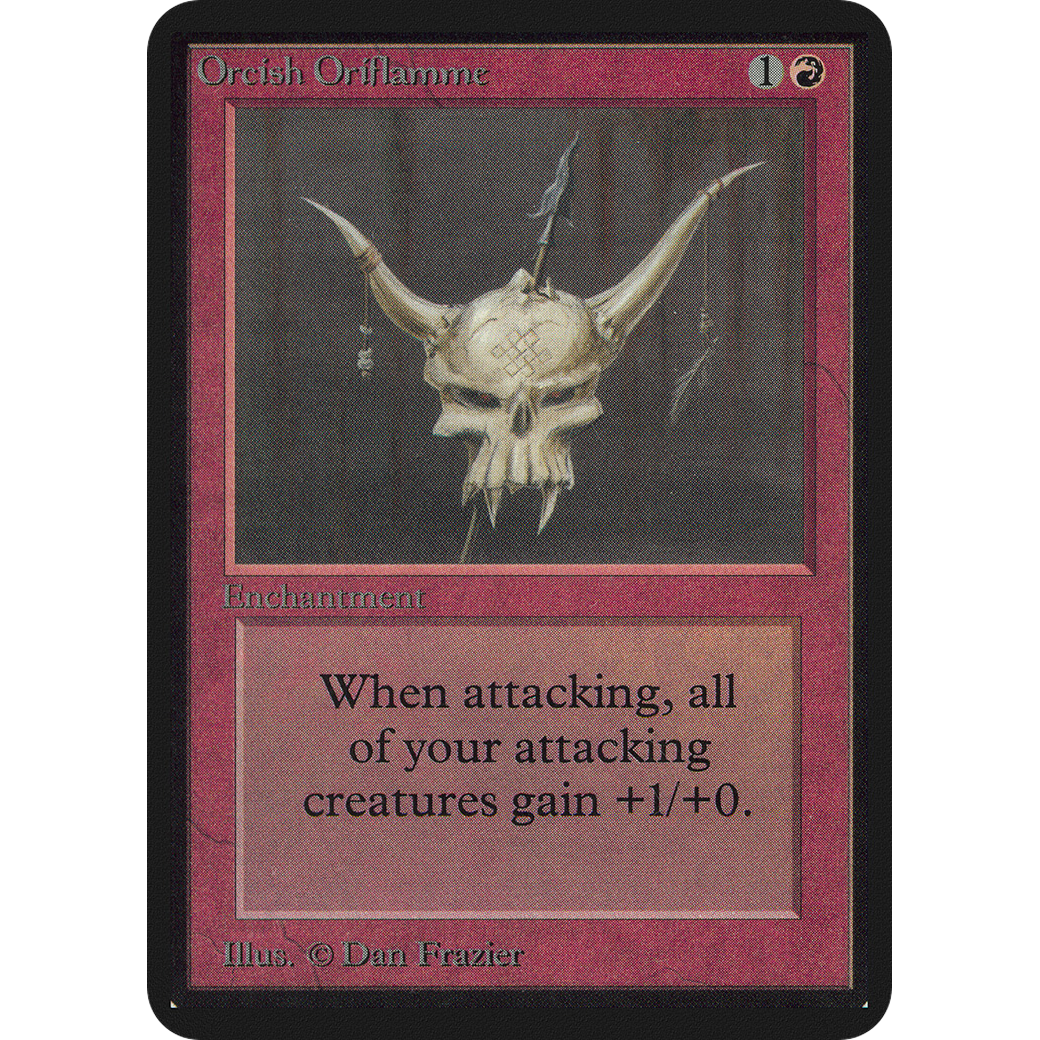 MTG Singles - Orcish Oriflamme - Alpha - 
