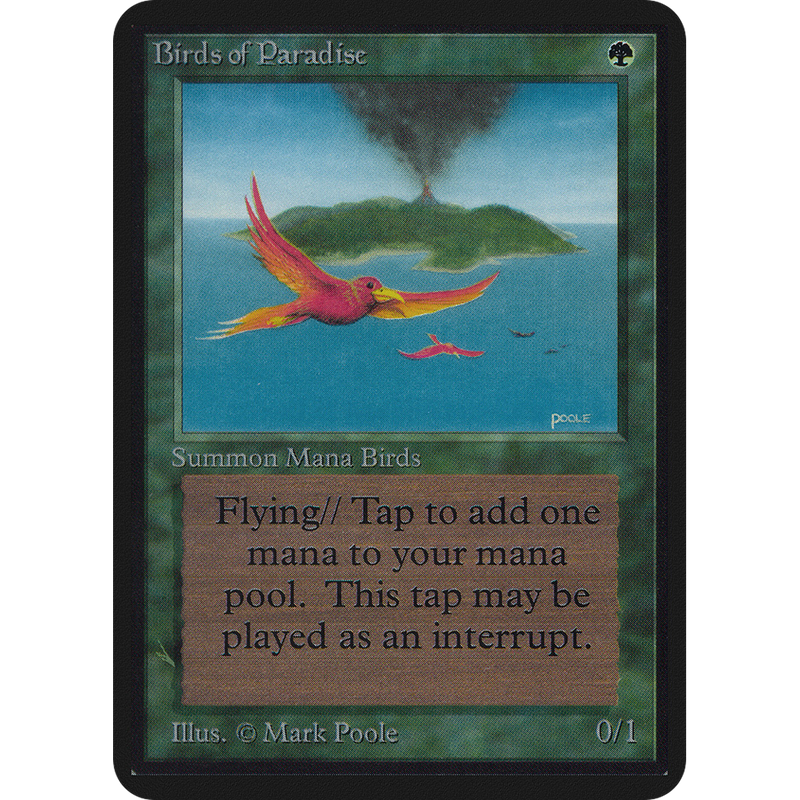 MTG Singles - Birds of Paradise - Alpha - 