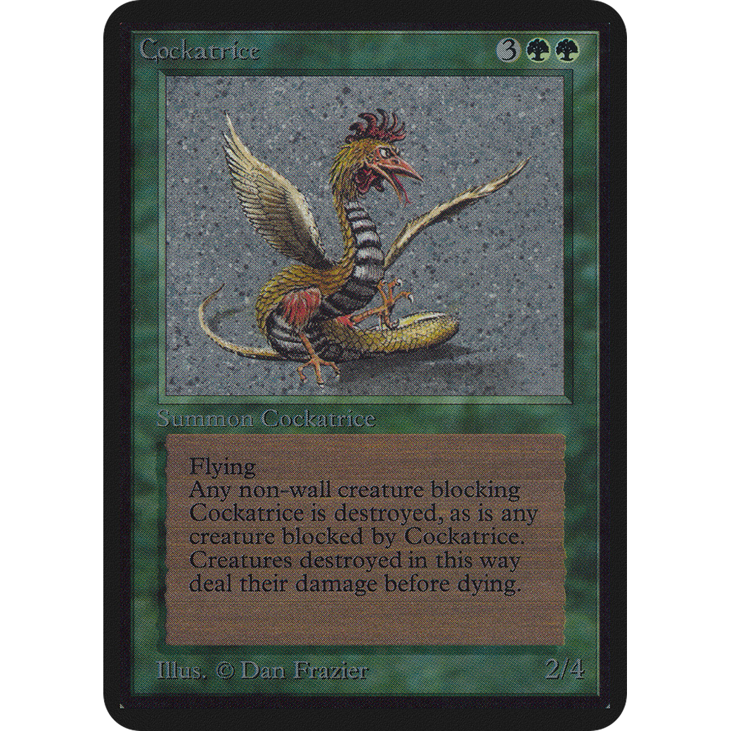 MTG Singles - Cockatrice - Alpha - 