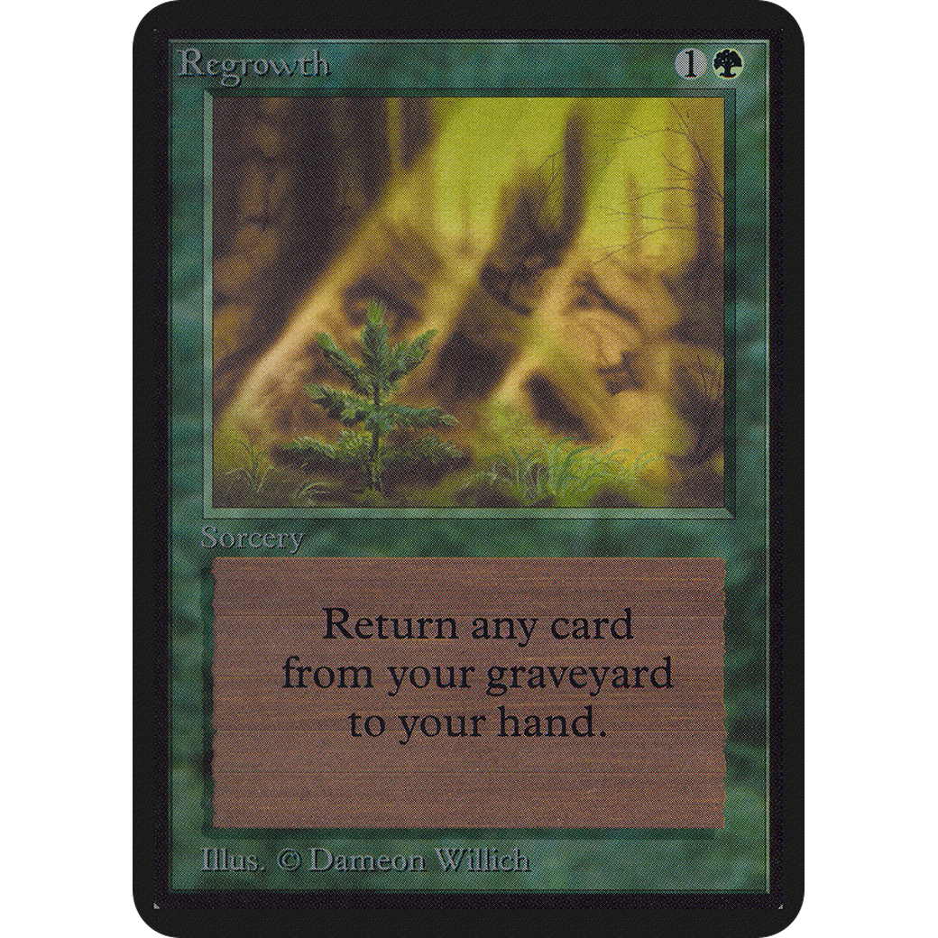 MTG Singles - Regrowth - Alpha - 
