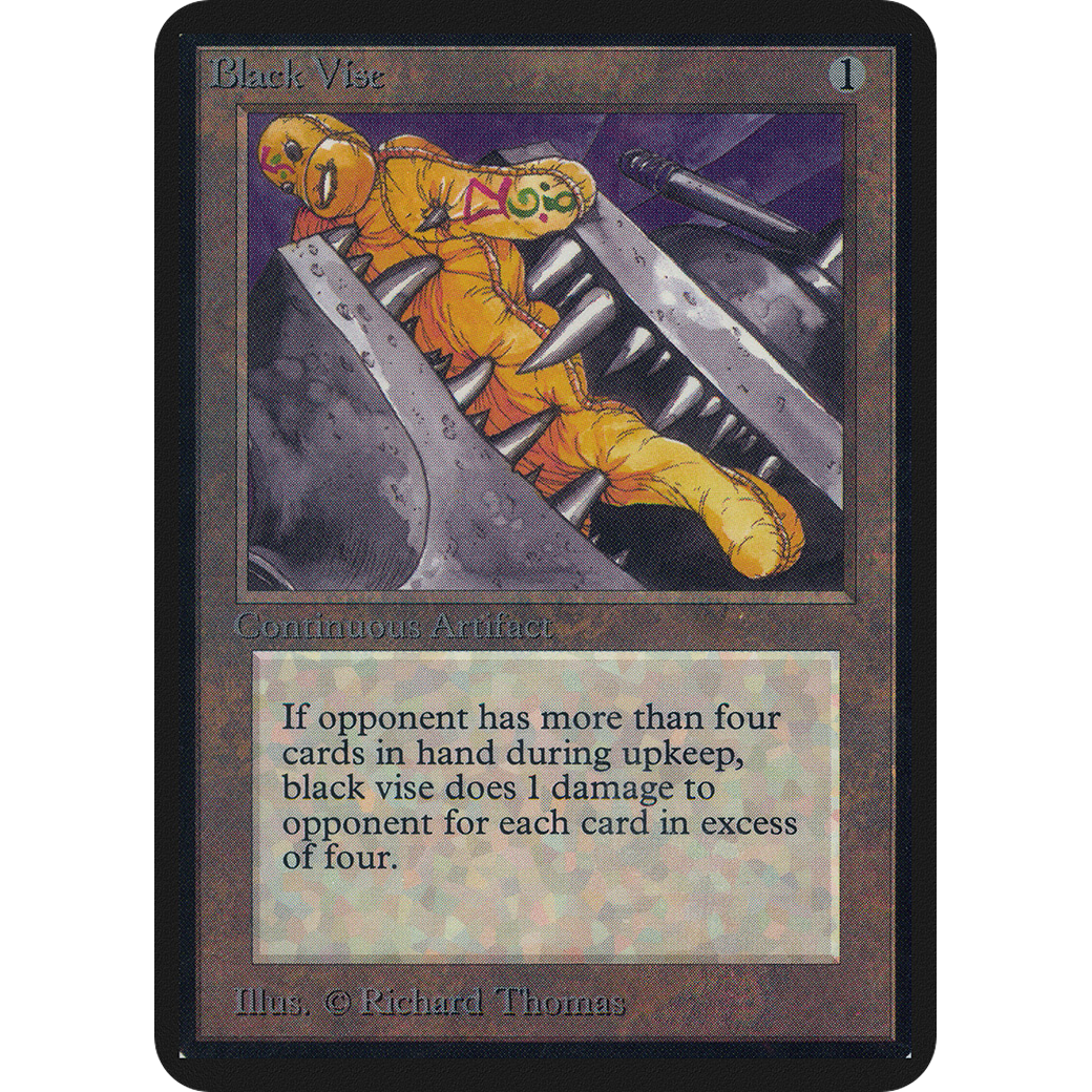 MTG Singles - Black Vise - Alpha - 