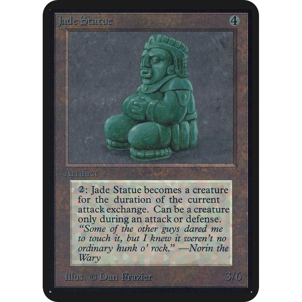 MTG Singles - Jade Statue - Alpha - 