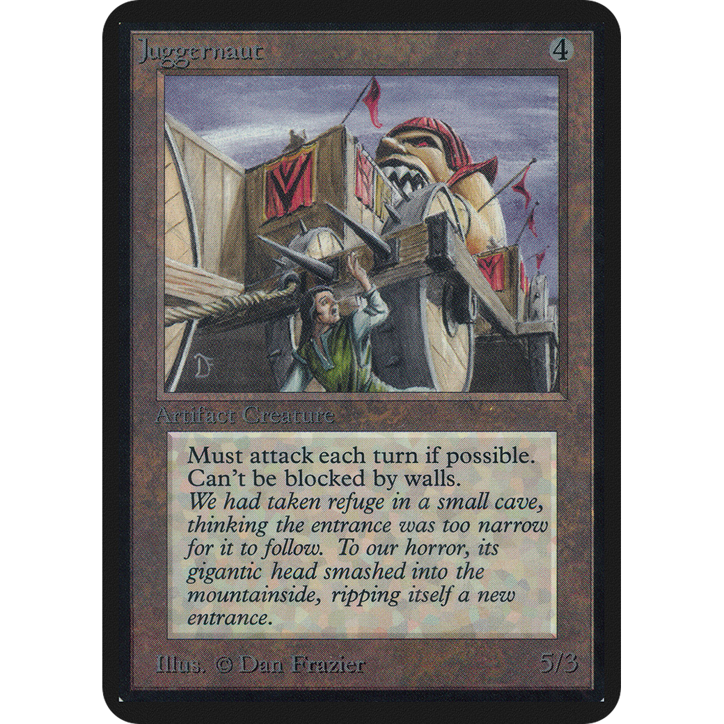 MTG Singles - Juggernaut - Alpha - 